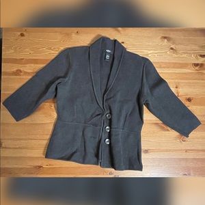 Alfani peplum sweater jacket